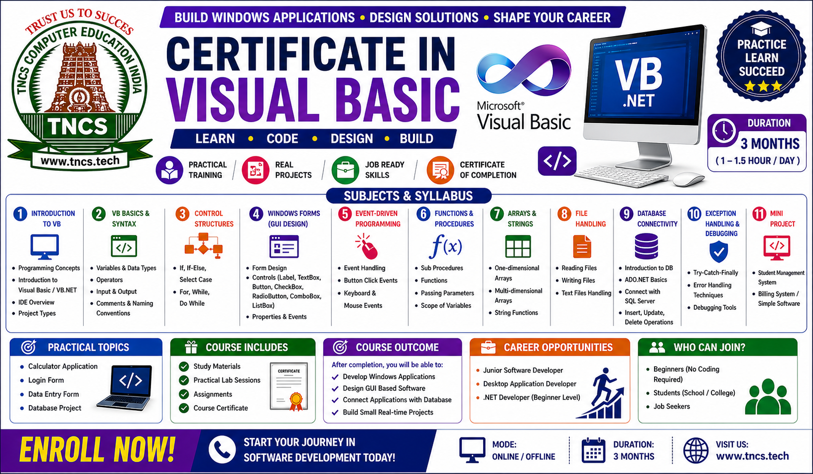 CERTIFICATE IN VISUAL BASIC PROGRAMMING