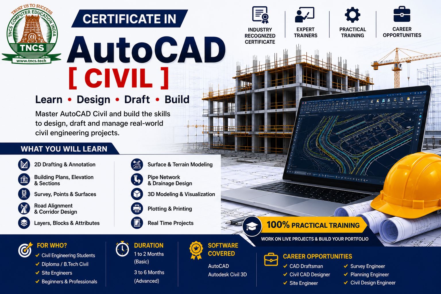CERTIFICATE IN AutoCAD [ Civil ]